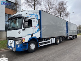 Renault box trailer truck T 480 EURO 6, Through-loading system,Retarder,Combi
