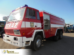 Vrachtwagen brandweer Steyr 1490 + Manual + + 16000 L + TATRA