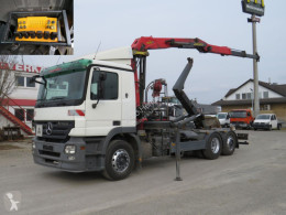Lastbil flerecontainere Mercedes Actros 2541 6x2 Abrollkipper mit Kran Epsilon Palfinger E140Z95