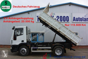 Vrachtwagen Iveco Eurocargo EuroCargo 120E25 3-S 3-Sitzer 2x AHK nur 115 tkm tweedehands driezijdige kipper