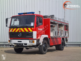 Lastbil brandvæsen Mercedes 1124 AF - 1.800 ltr water - 600 ltr Foam - Feuerwehr, Fire brigade - Expeditie, Camper