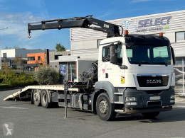 MAN heavy equipment transport truck TGS 26.360