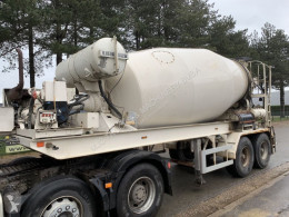 CONCRETE MIXER - K10 - 10/11m3 + MOTOR/MOTEUR AUX - BPW DRUM - AIR SUSPENSION - BE TRAILER semi-trailer used concrete mixer concrete