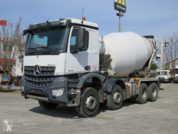 Mercedes Arocs 3243 8x4 Betonmischer Stetter 9m³ Deutsch truck used concrete mixer
