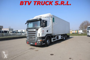 Lastbil flatbed Scania R R 380 3 ASSI ISOTERMICO LUNG. 8,90 MT EURO 4