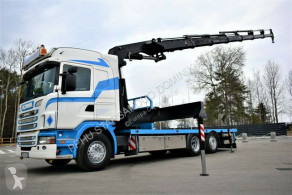 Lastbil Scania G 400 6x2 HMF 4720 EURO 5 KRAN Cran platta begagnad
