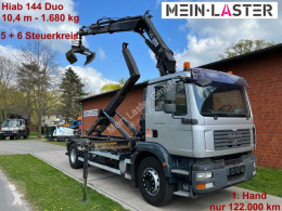 Lastbil flerecontainere MAN TGM TGM 18.240 Multilift + Hiab 144 *10,4m 1.680kg