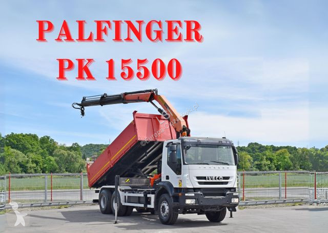Camion Iveco TRAKKER 360 * Kipper 5,60m* KRAN...