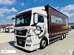 Vrachtwagen met huifzeil MAN TGX 26.420 E6 plandeka / firana / świeżo z Niemiec