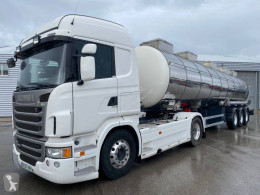Scania G 480 tractor-trailer used chemical tanker