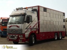 Camión remolque ganadero para ganado bovino Volvo FH16 FH 16.520 + Manual + + Animal transport + LIFT +