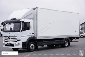 Camión furgón MERCEDES-BENZ ATEGO / 1221 / ACC / EURO 6 / KONTENER + WINDA / 17 PALET