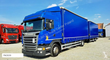 Kamion posuvné závěsy Scania G 360 zestaw przestrzenny 2x770m pełen serwis salon nowe + remorque rideaux coulissants