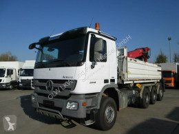 Ciężarówka wywrotka trójstronny wyładunek Mercedes Actros ACTROS 2648/3248 L Kipper MEILLER KranPENZ22.115