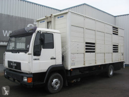 Kamion MAN 12.224 , Manual , Double stock přívěs pro přepravu dobytka použitý
