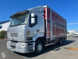 Camión remolque ganadero para ganado bovino Renault Premium 460.26 DXI