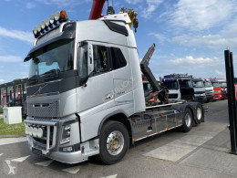 Lastbil flerecontainere Volvo FH16 FH 16.750 + HIAB 20 TON - HOOKLIFT + REMOTE