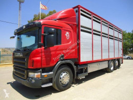 Kamion přívěs pro přepravu dobytka Scania P 380
