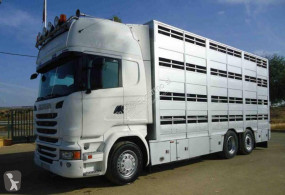 Lastbil Scania boskapstransportvagn begagnad
