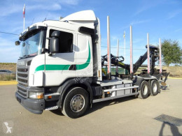 Vrachtwagen Scania R 440 tweedehands houtvrachtwagen