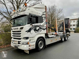 Caminhões transporte de madeira Scania R R730 V8 6X4 Hiab 1080/Retarder/Euro 5 EEV