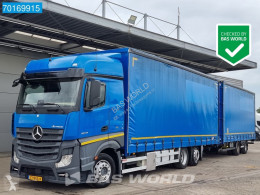 Mercedes Actros 2542 trailer truck used tautliner