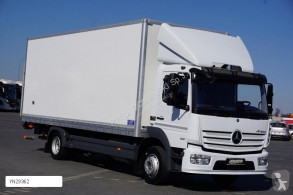 Ciężarówka furgon MERCEDES-BENZ ATEGO / 1221 / ACC / EURO 6 / KONTENER + WINDA / 17 PALET