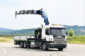 Ciężarówka platforma Scania 114C 380* PRITSCHE 7,60m * PM SERIE 34/FUNK