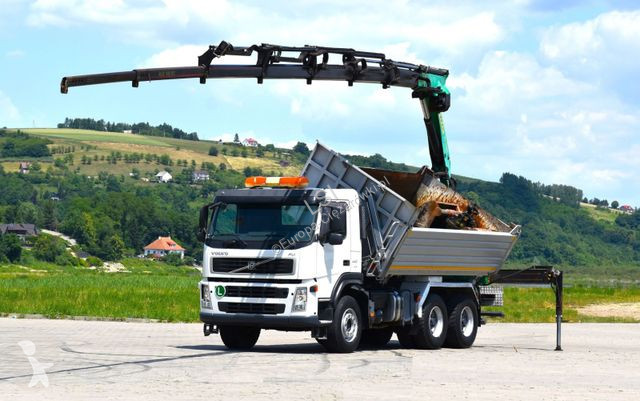 Flatbed Truck Used Volvo Fm 440 Kipper 4 80m Pk 17000d 6x4