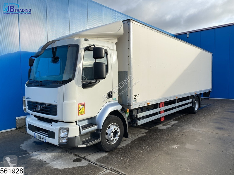 Used Volvo FL box truck 240 4x2 Diesel Euro 5 rear hatch n°8019017