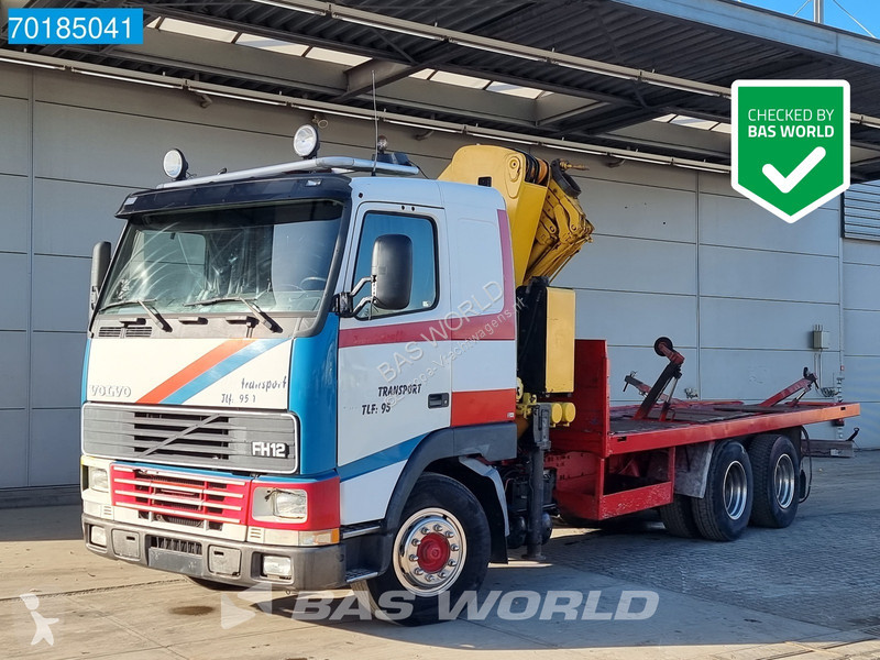 Camion Volvo plateau FH 340 6x2 Gazoil Euro 1 grue occasion - n°8048392