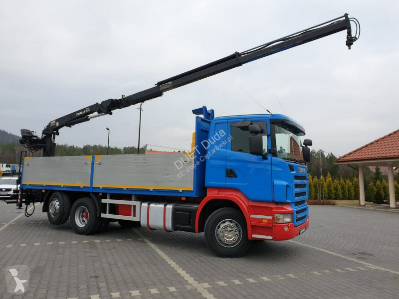Kamion Scania R 400 LB 6x2 HDS Budowlanka Widły...