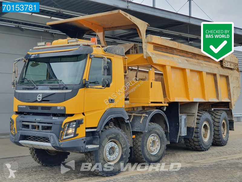 Used Volvo Fmx Tipper Truck X Tonnes Payload M Pusher Mining Rigid Ejector Eur