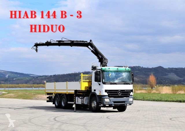 Camion Mercedes ACTROS * HIAB 144B-3HIDUO+FUNK...