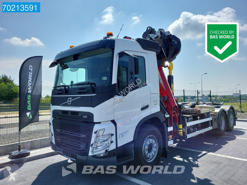 Hook arm system truck new Volvo FMX 500 Diesel Hiab crane - Ad n