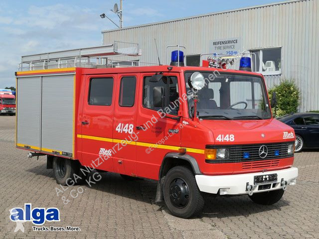 Camion Mercedes pompiers 814 D/Feuerwehr/Metz/Wassertank/Pumpe Gazoil ...