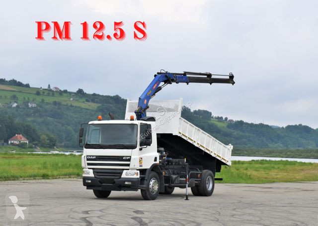 Camion DAF 75310 *Kipper 5,10 m + KRAN *TOPZUSTAND