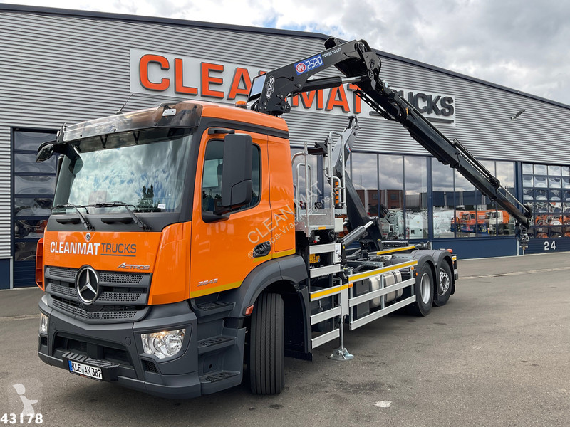 Camion Mercedes 2643 Euro 6 HMF 23 Tonmeter...