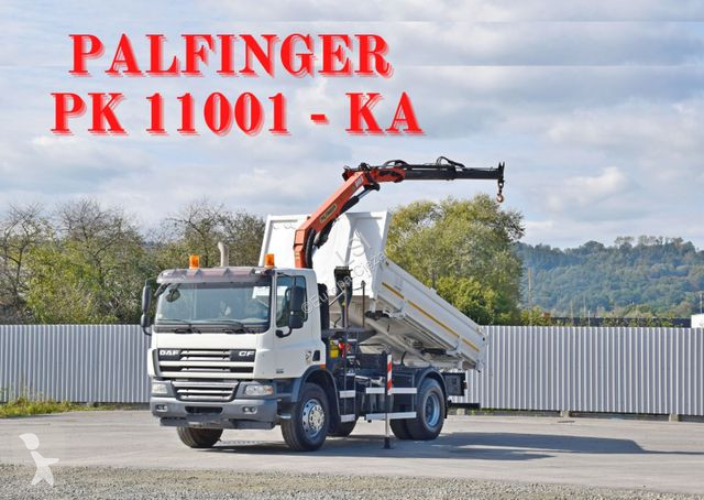 Camión DAF 75310 Kipper 4,30 m* KRAN * TOPZUSTAND