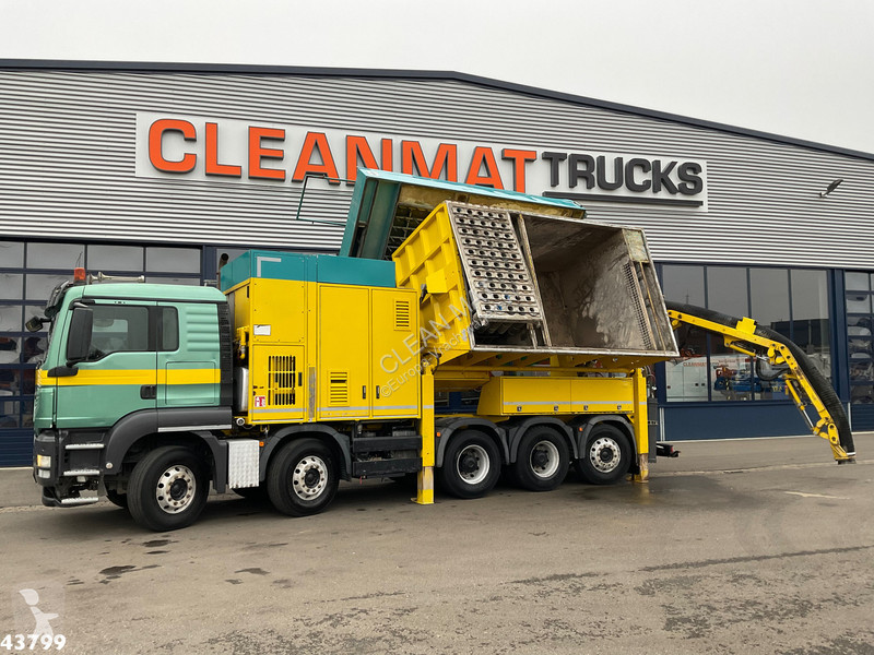 Camión MAN 35.480 10x4 RSP Tridem Saugbagger 10m³
