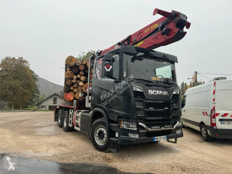 Camion grumier occasion Scania R 650 Gazoil grue - Annonce n°9685369