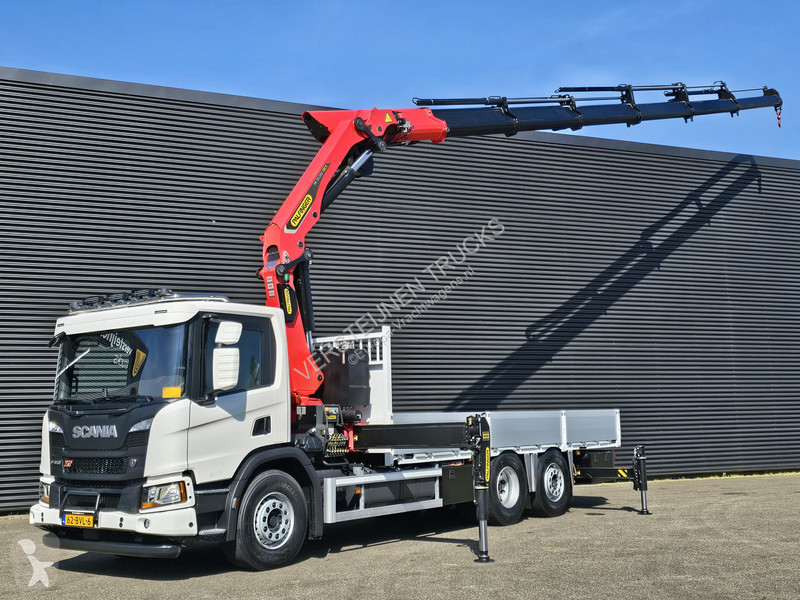 Camion Scania P410 6x2*4 / PAFINGER 35 tm CRANE...