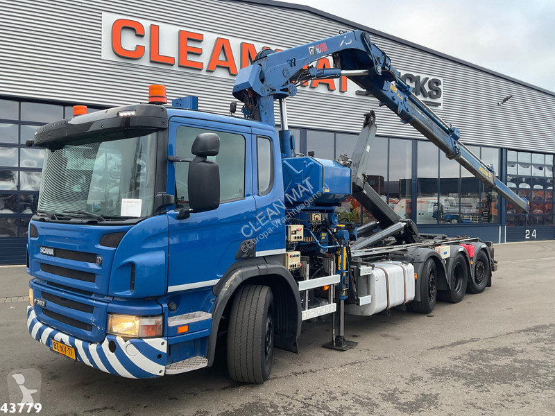 Camion Scania 360 8x2 Hiab 21 Tonmeter laadkraan