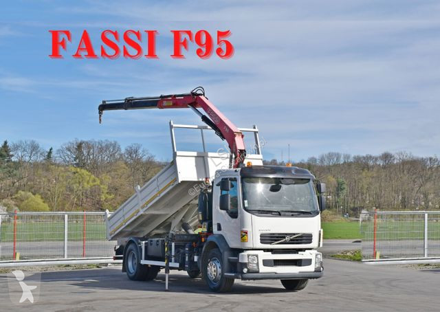 Camion Volvo 290 KIPPER 4,90m * FASSI F95A.22 +...