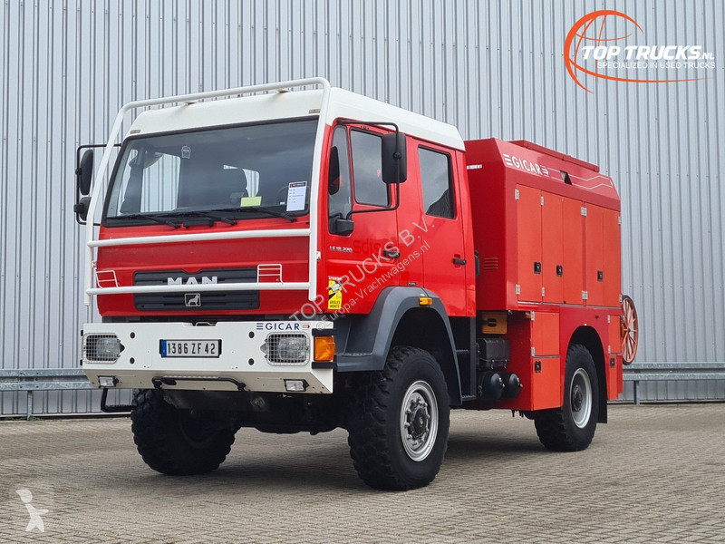 Camion MAN 18.220 4x4- 3.000 ltr -Brandweer,...