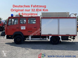 Mercedes 814 D Metz Feuerwehr Löschfahrzeug 32TKM 9Sitzer truck