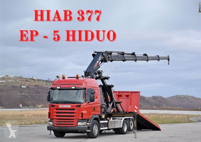 Kamion Scania 400 * Abschleppwagen 6,40m* KRAN...