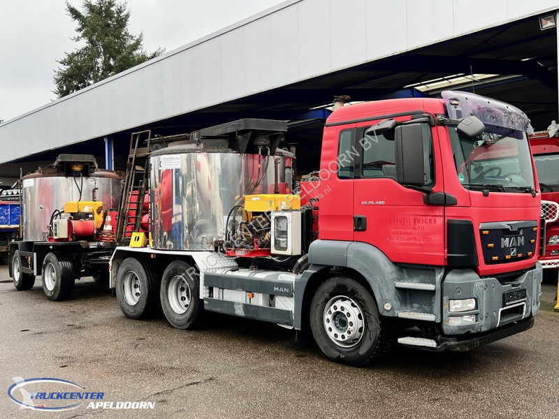 Camion MAN TGS 6x4 Steel spring, Manuel, R...