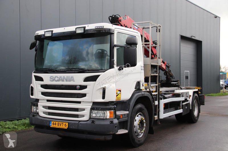 Camion Scania P320 EURO 6 HMF 635 KRAANWAEN...