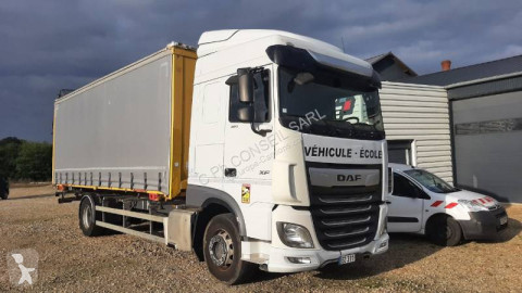 Camion Majorette DAF Grue – 1:100 – France – Bleu – Sans Boîte – Occasion